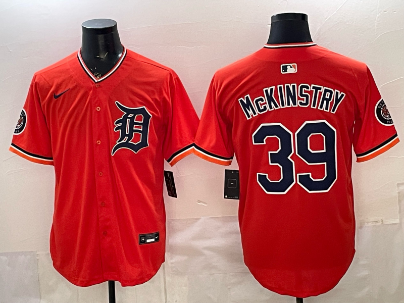 Men Detroit Tigers #39 McKinstry orange Nike 2026 MLB Jersey 0410002->houston astros->MLB Jersey